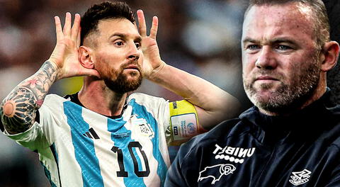 Rooney y el peculiar elogio a Messi tras el pase de Argentina a la final: “Es un chiste”
