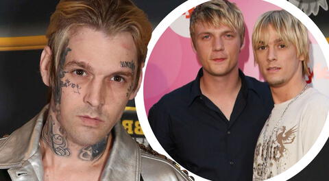 Aaron Carter y la vez que acusó a su hermano Nick Carter, de los Backstreet Boys, por violación