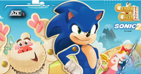 Sonic y Candy Crush se unen en crossover especial 