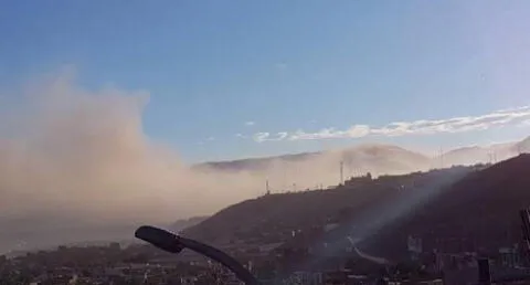 Moquegua: Vientos huracanados sorprenden y causan estragos en Ilo 