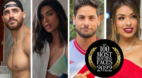 ¿Quiénes son los peruanos que ingresaron al ranking de los 100 rostros más bellos del 2022?