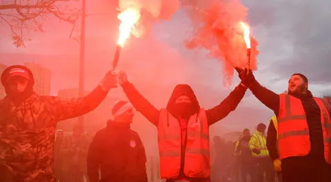 [EN VIVO] Huelga en Francia: 65000 personas protestaron en París contra la reforma de pensiones