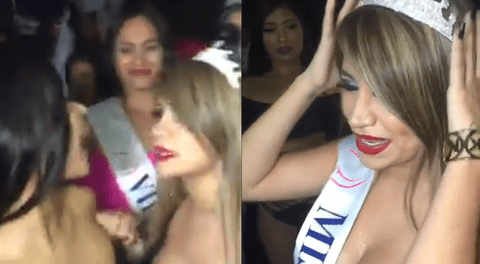 Ganadora del Miss Colita golpeó en el rostro a candidata que la cuestionó [VIDEO]