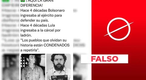 No, Lula da Silva no fue apresado hace 4 décadas “por ladrón”