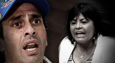 Capriles ante discurso xenófobo de Saavedra: “Usted es una vergüenza para la política en Perú”