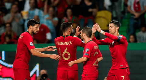 Portugal goleó 3-0 a Luxemburgo en partido por las eliminatorias a la Euro 2020 