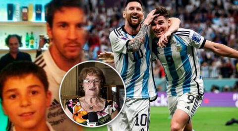 Abuela de Julián Álvarez: “El sueño de él era llegar a la selección y jugar con Messi”