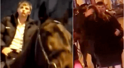 Arshavin fue captado ebrio y ‘robando’ un caballo a la salida de un club de streptease