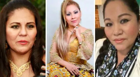 Dina Páucar y Sonia Morales se despiden de Amapolita de Arahuay