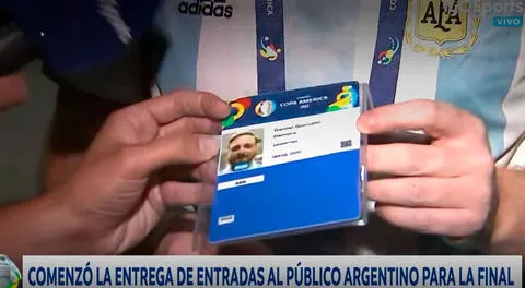Argentina vs. Brasil: hinchas albicelestes recogen credenciales para final de Copa América