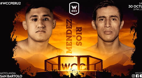 Renzo ‘El Nene’ Méndez enfrentará a Andy Ríos en duelo Lima vs. Iquitos en el evento estelar del WCC 02