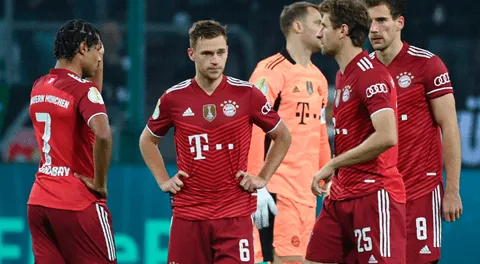 Bayern Múnich eliminado de la DFB Pokal en dieciseisavos tras perder 5-0 ante el M’Gladbach