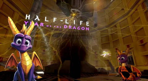 Half-Life: fans crean MOD que sustituye a Gordon Freeman por el dragón Spyro 