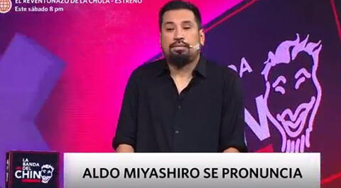 Aldo Miyashiro se alejará temporalmente de “La Banda del Chino”