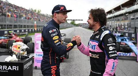 Verstappen ‘voló’ en Canadá y saldrá en la primera fila de la carrera junto a Fernando Alonso