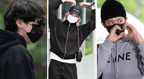 Taehyung, Lisa y Park Bo Gum regresaron a Corea del Sur: así los recibieron en el aeropuerto