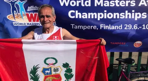 Expresidente de Universitario se corona subcampeón en mundial de Atletismo