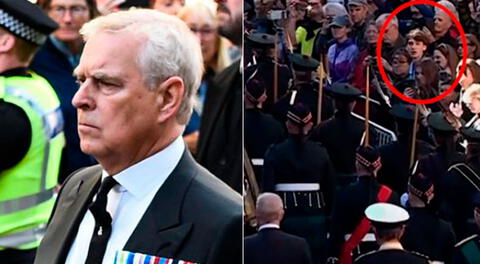 “¡Eres un viejo enfermo!”: insultan al príncipe Andrés durante cortejo fúnebre de la reina Isabel II