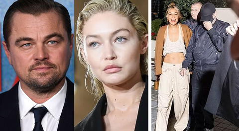 Leonardo DiCaprio y Gigi Hadid son captados saliendo del mismo hotel y reavivan rumores de romance