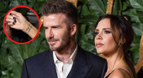 Victoria Beckham revela la verdadera razón por la que se quitó el tatuaje de David Beckham