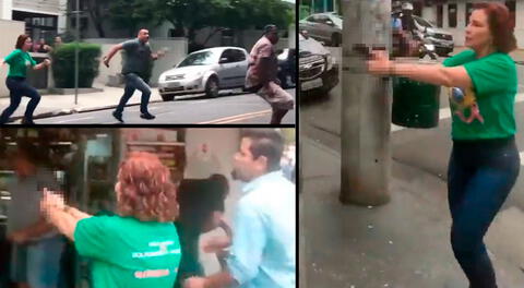 Escándalo en Brasil: diputada bolsonarista persiguió con una pistola a hombre en plena calle