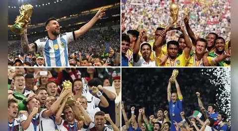 ¿A cuántos campeones mundiales de fútbol recuerdas desde 1930 hasta 2022?
