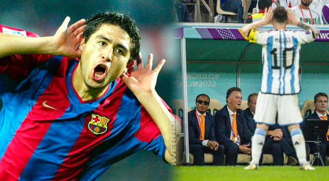 Riquelme se refirió al 'topo Gigio' de Messi con Van Gaal: "No lo puedes hacer enojar"