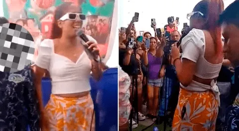 Azucena Calvay cantó en actividad benéfica de niño diagnosticado con leucemia