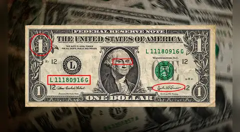 ¿Cómo identificar un billete de 1 dólar buscado por coleccionistas con valor de 80.000 dólares?