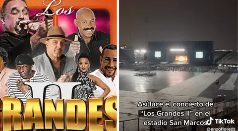 Usuarios muestran vacío el Estadio San Marcos tras concierto de Los Grandes ll: “Melcochita dijo 'no vayan'”