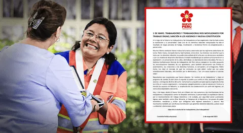 Nuevo Perú a Isabel Cortez: "Congresistas elegidos 'en nombre de trabajadores' le dan la espalda al pueblo"