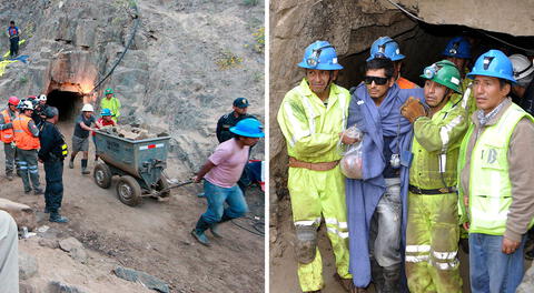 El arduo rescate de 9 personas atrapadas en una mina de Ica: les pasaban alimento con manguera