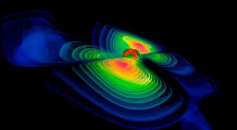 Captan monstruosas ondas gravitacionales que deforman el espacio y el tiempo del universo