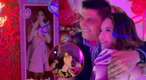 Alondra Huarac celebró sus 18 años con temática de Barbie: Nilver, su padre, le llevó mariachis