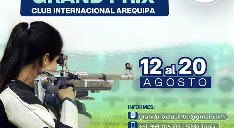 “Gran Prix club Internacional Arequipa”: XIX Campeonato Interclubes y selecciones de tiro al blanco