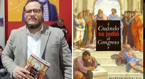 Martín Hidalgo presenta su libro '¿Cuándo se jodió el Congreso?' en la FIL Lima 2023