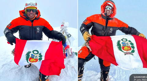 ¡Nuevo récord sobre los 8.000 m s. n. m.! Montañista peruano logró escalar 3 cumbres en Pakistán