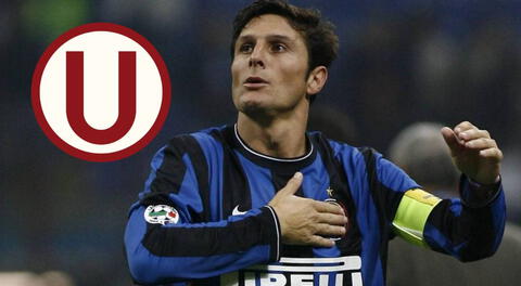 Javier Zanetti, ídolo del Inter de Milán, sorprende con cariñoso mensaje a Universitario de Deportes