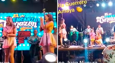 Corazón Serrano: hija de Lorenzo Guerrero se roba show y canta en concierto "¡Nació la sucesora de Edita!"