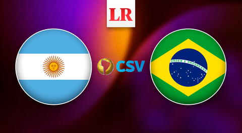 Argentina vs. Brasil EN VIVO: la 'albiceleste' se quedó clásico con el Sudamericano de Vóley Masculino