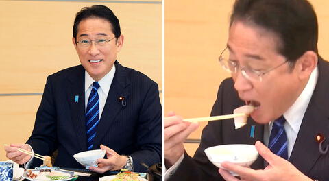 Primer ministro japonés come pescado de Fukushima tras verter agua de la central nuclear: “Seguros y deliciosos”