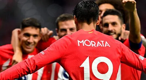 Con doblete de Morata: Atlético Madrid ganó 3-2 a Feyenoord y es líder en la Champions League