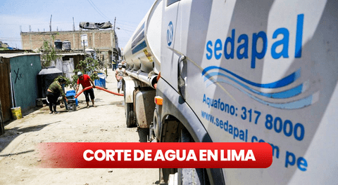 Corte de agua en Lima: ¿dónde están los puntos de abastecimiento y cisternas de Sedapal?