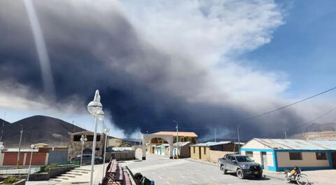 Volcán Ubinas ya lleva 4 meses en proceso eruptivo