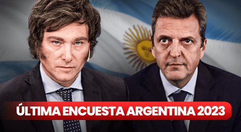 ¿Quién va ganando las Elecciones Argentina 2023 HOY? Esto dicen las ÚLTIMA ENCUESTA sobre Milei y Massa