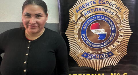 Cayó en Paraguay la 'Reina' del narcotráfico del Vraem