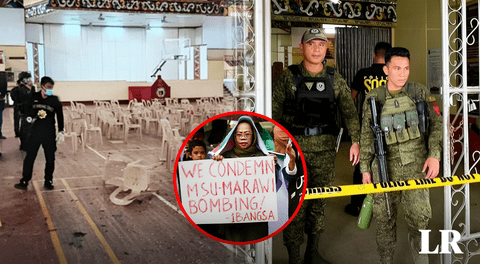 Atentado en Filipinas deja al menos 4 muertos y 50 heridos durante explosión de bomba en una misa