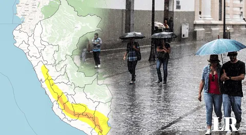 Senamhi advierte fuertes lluvias en Perú del 12 al 14 de diciembre: ¿qué regiones serán afectadas?