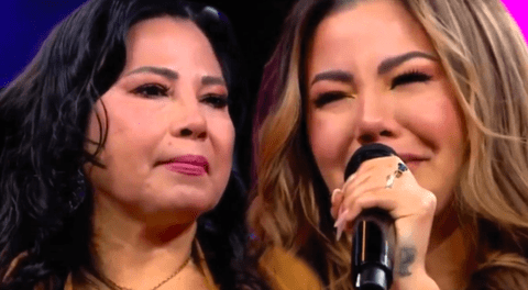 Estrella Torres rompe en llanto al presentar por primera vez en TV a su mamá: "No te me mueras nunca"