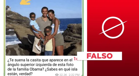 Foto de la familia Obama no fue tomada en la isla privada de Jeffrey Epstein